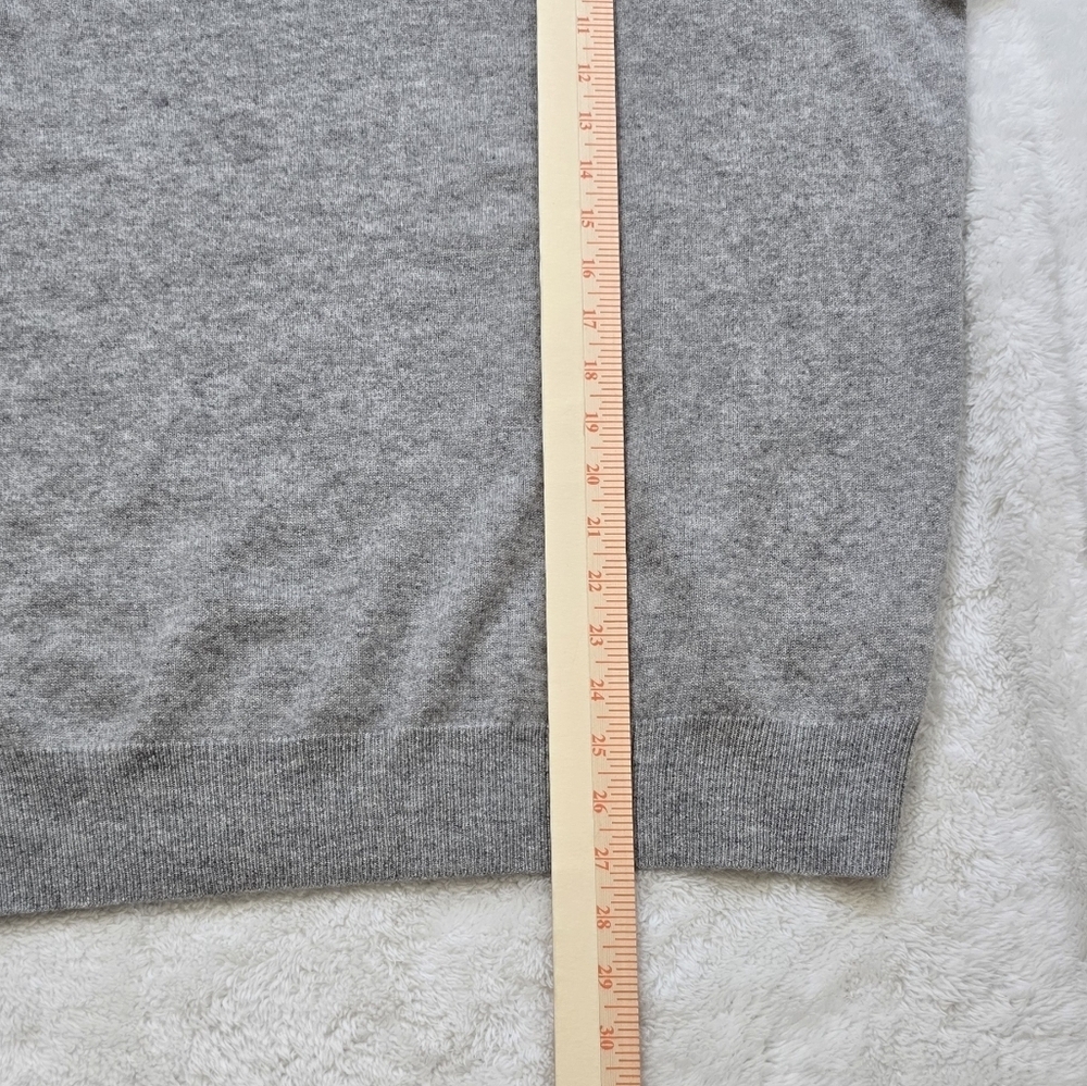 Polo Ralph Lauren Cashmere Sweater Crewneck Pull Over Minimalist Men's Sz.L - Picture 10 of 11